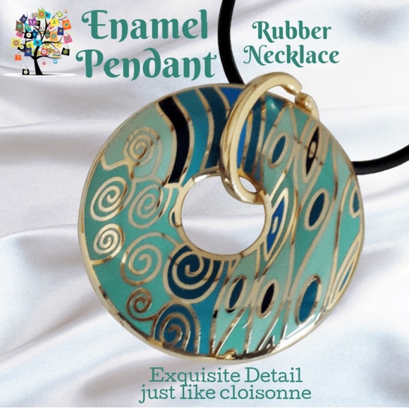 Dragonfly Spirit Designs Jewelry - Fashion Statement Enamel Pendant Necklace